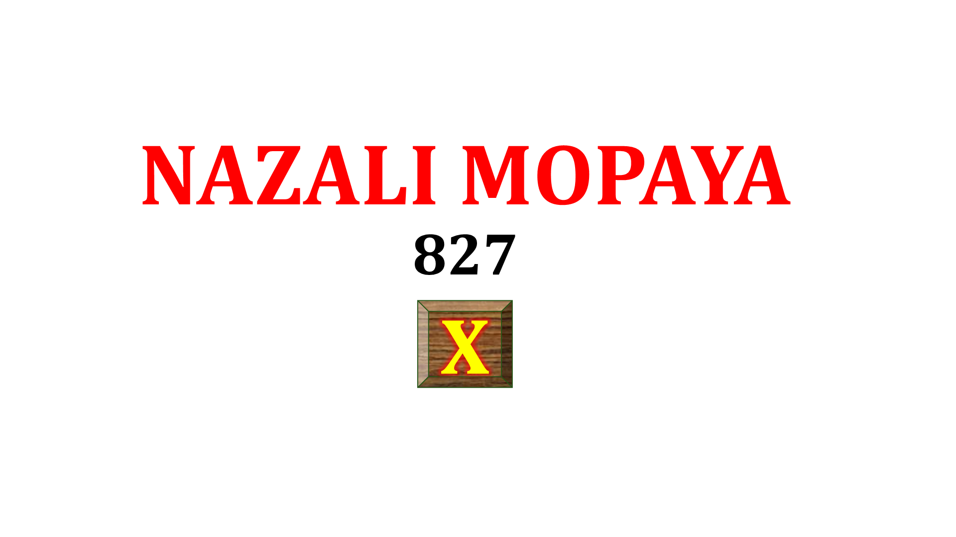 NAZALI MOPAYA 827